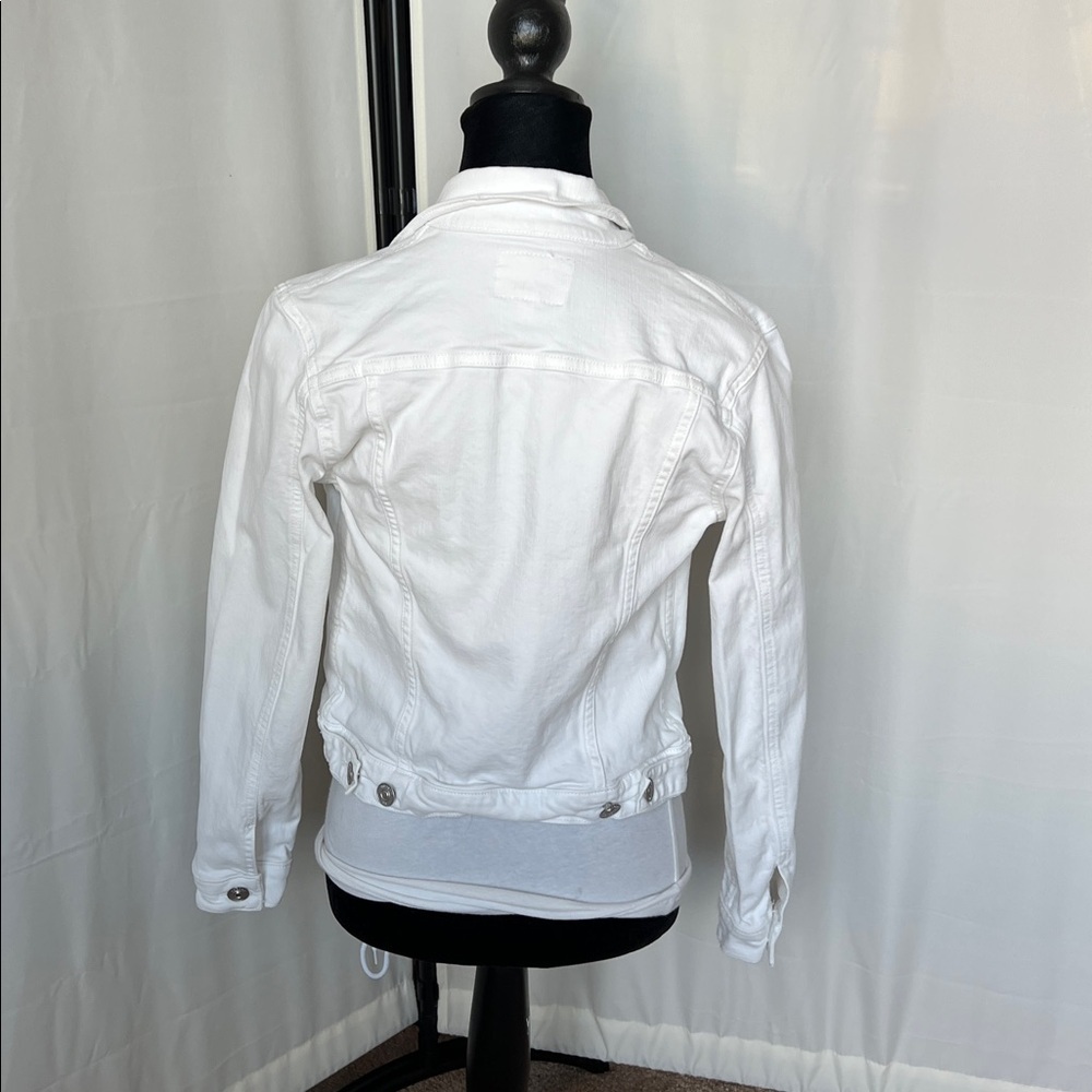 Hudson White Denim Jacket - Picture 6 of 8